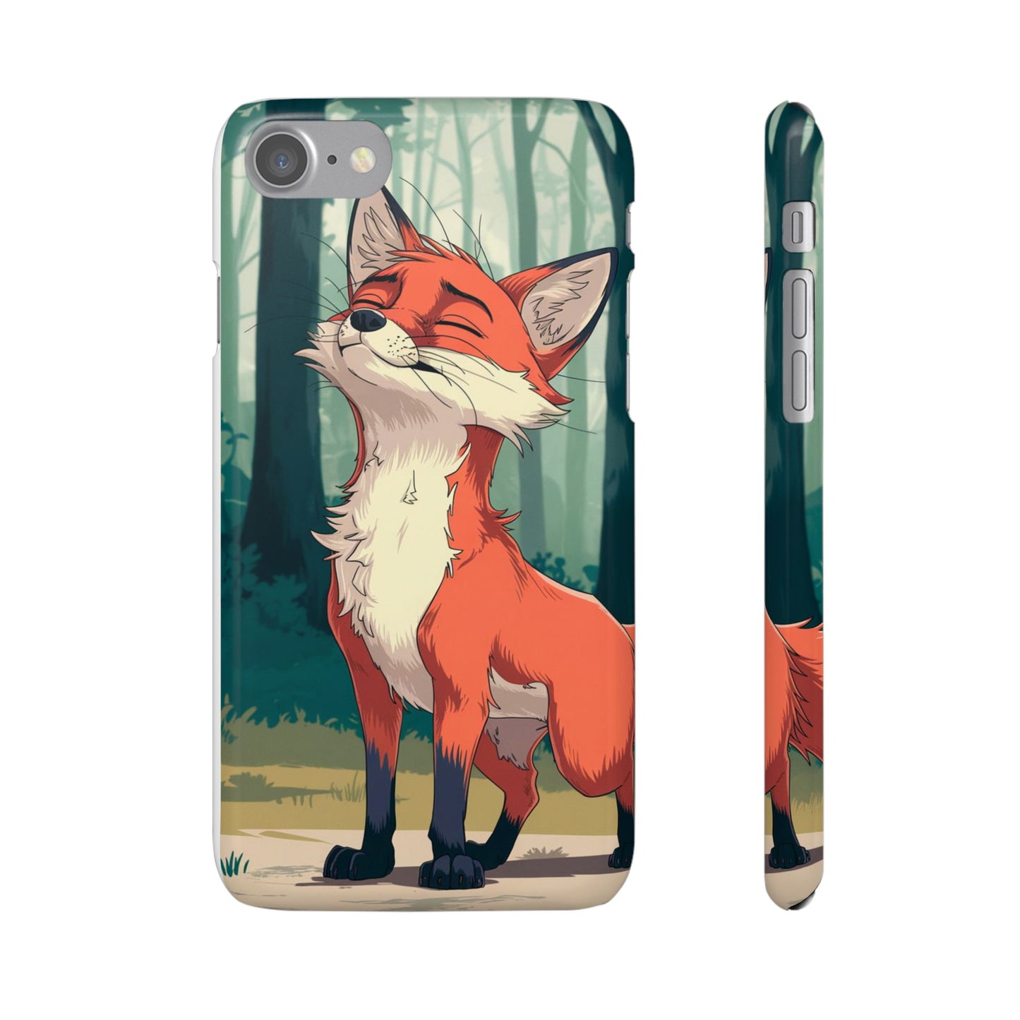 🔥 Snap Case – Fox Anime Design for iPhone & Samsung | Sleek & Stylish Protection for Anime Lovers! Minimalist Fox Japanese Anime Design for iPhone & Samsung