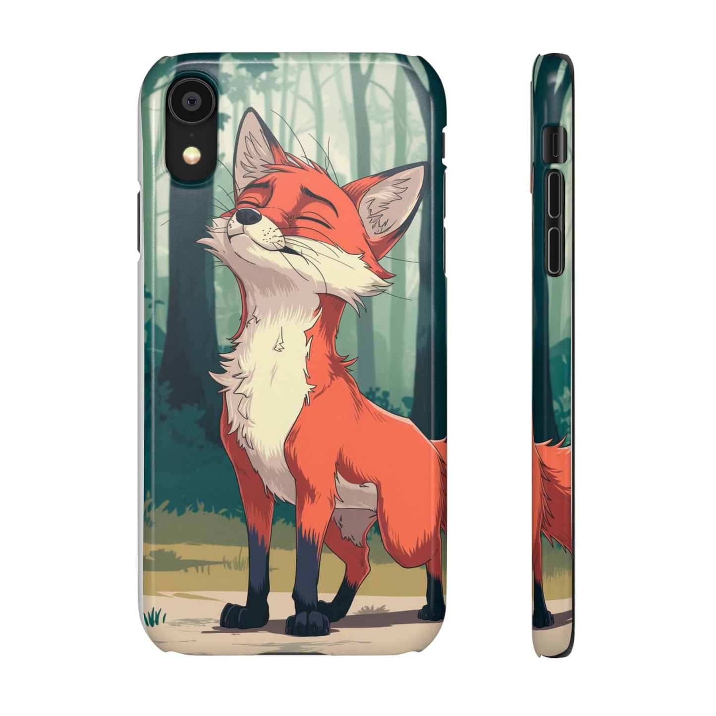 🔥 Snap Case – Fox Anime Design for iPhone & Samsung | Sleek & Stylish Protection for Anime Lovers! Minimalist Fox Japanese Anime Design for iPhone & Samsung