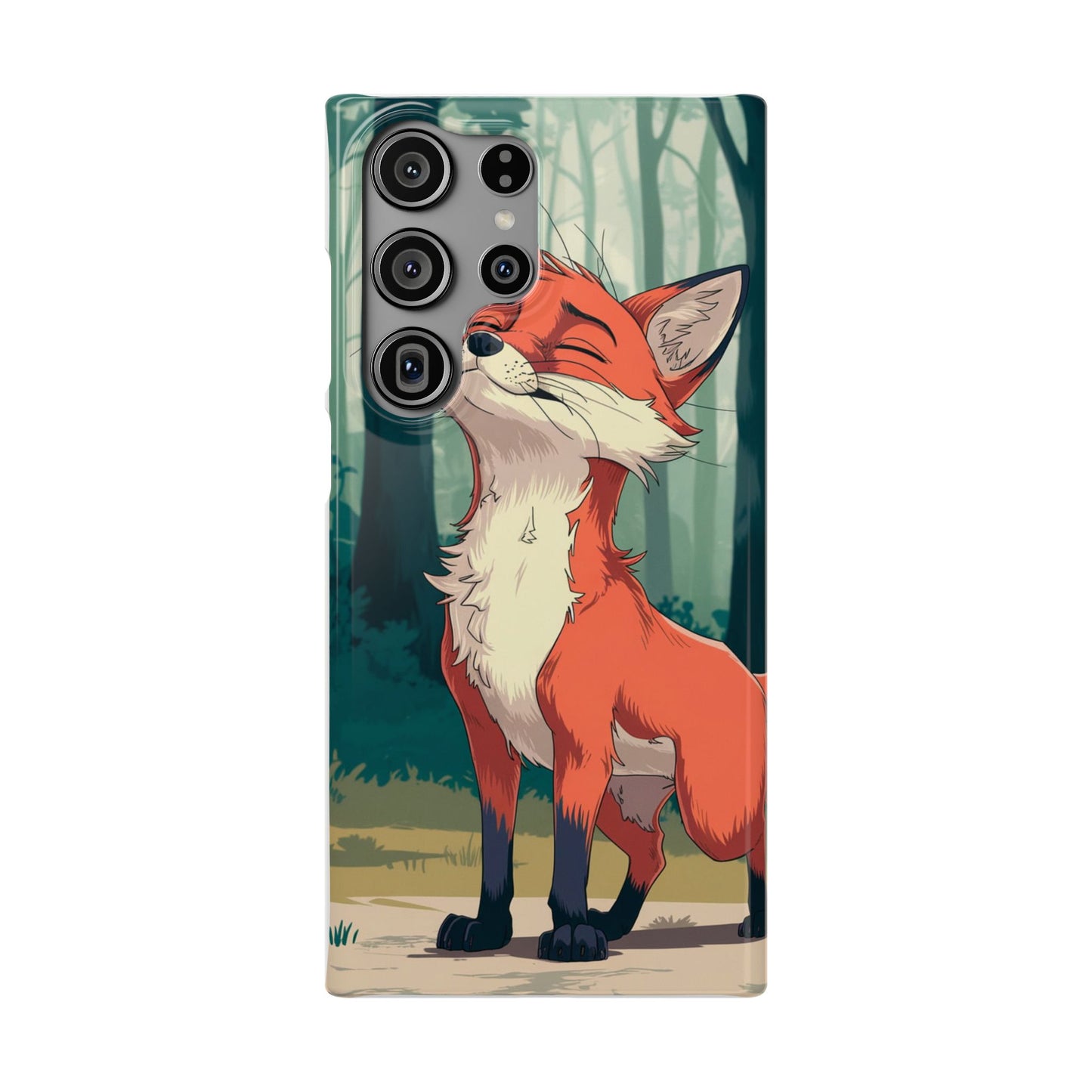 🔥 Snap Case – Fox Anime Design for iPhone & Samsung | Sleek & Stylish Protection for Anime Lovers! Minimalist Fox Japanese Anime Design for iPhone & Samsung