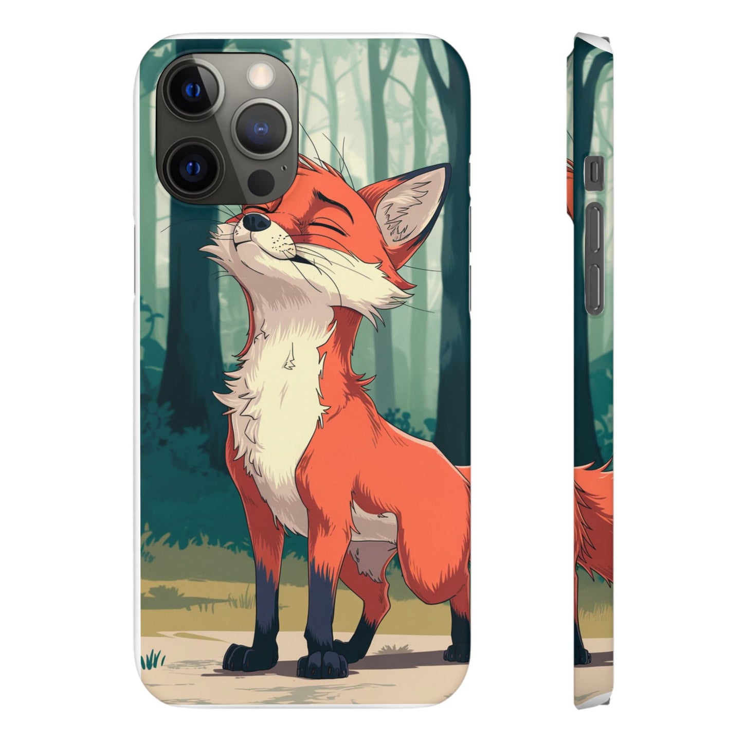 🔥 Snap Case – Fox Anime Design for iPhone & Samsung | Sleek & Stylish Protection for Anime Lovers! Minimalist Fox Japanese Anime Design for iPhone & Samsung