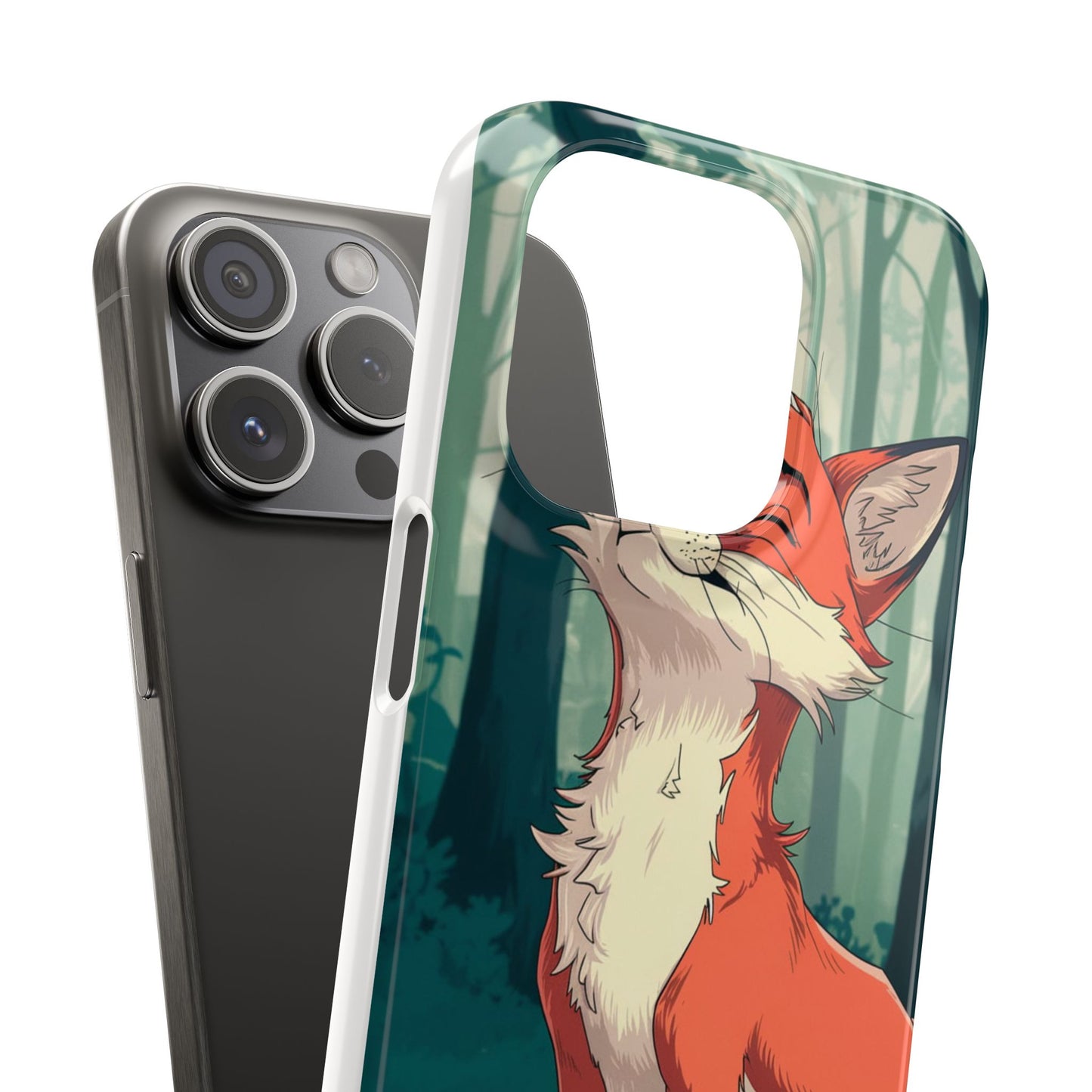 🔥 Snap Case – Fox Anime Design for iPhone & Samsung | Sleek & Stylish Protection for Anime Lovers! Minimalist Fox Japanese Anime Design for iPhone & Samsung