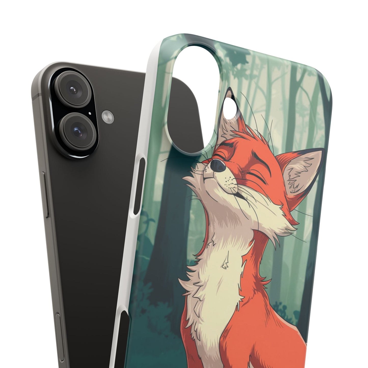 🔥 Snap Case – Fox Anime Design for iPhone & Samsung | Sleek & Stylish Protection for Anime Lovers! Minimalist Fox Japanese Anime Design for iPhone & Samsung