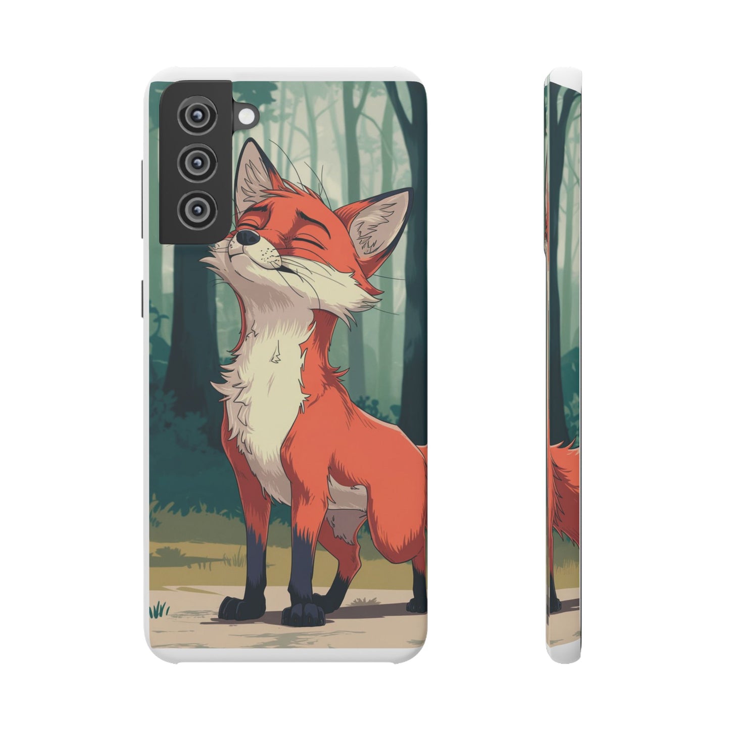 🔥 Snap Case – Fox Anime Design for iPhone & Samsung | Sleek & Stylish Protection for Anime Lovers! Minimalist Fox Japanese Anime Design for iPhone & Samsung
