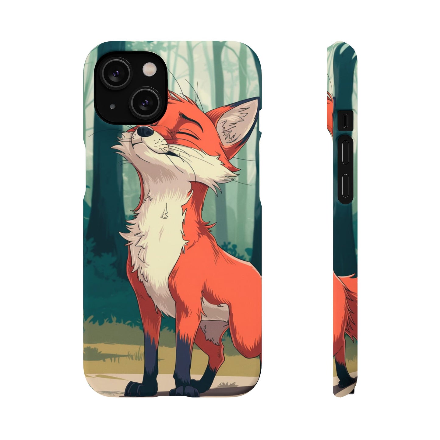 🔥 Snap Case – Fox Anime Design for iPhone & Samsung | Sleek & Stylish Protection for Anime Lovers! Minimalist Fox Japanese Anime Design for iPhone & Samsung