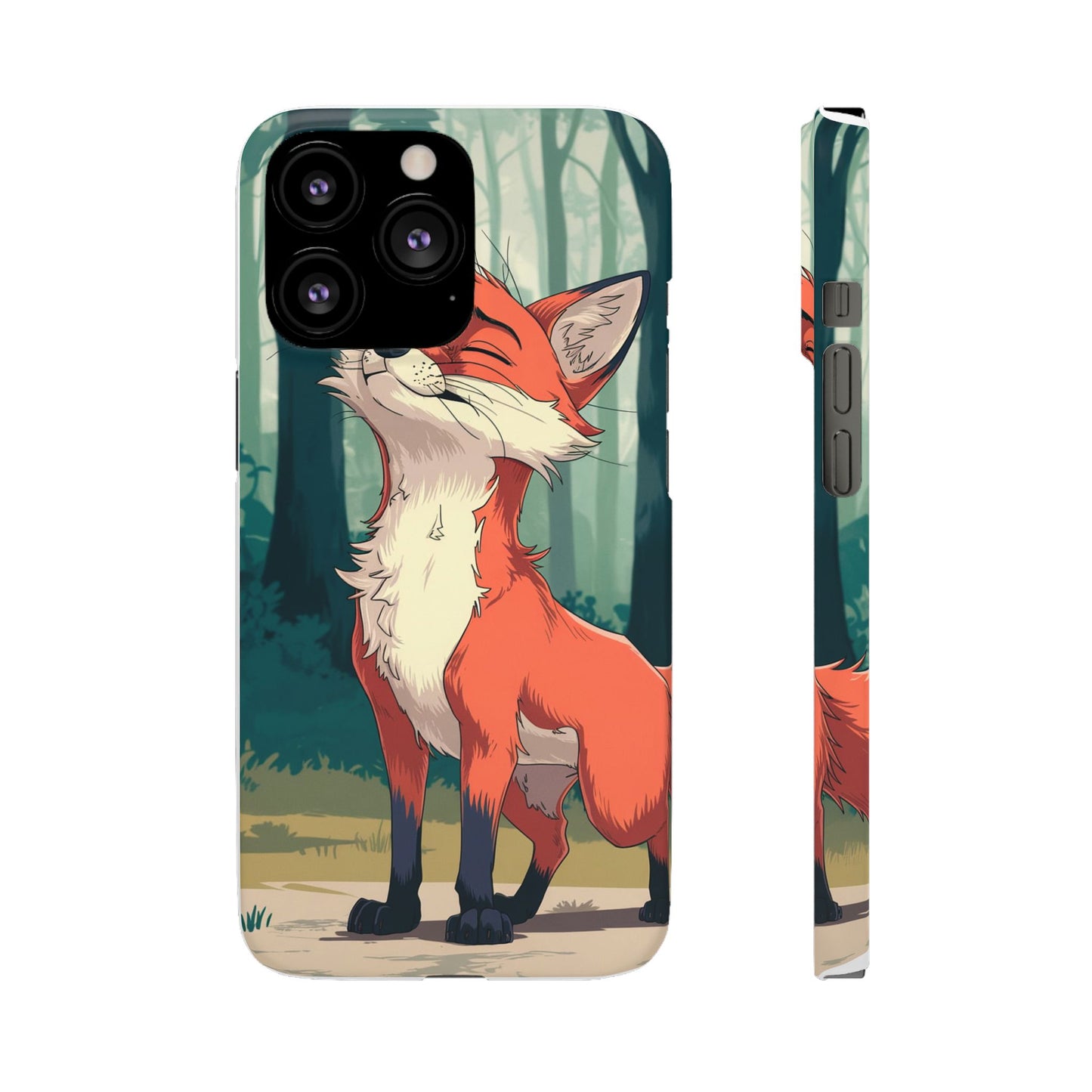 🔥 Snap Case – Fox Anime Design for iPhone & Samsung | Sleek & Stylish Protection for Anime Lovers! Minimalist Fox Japanese Anime Design for iPhone & Samsung