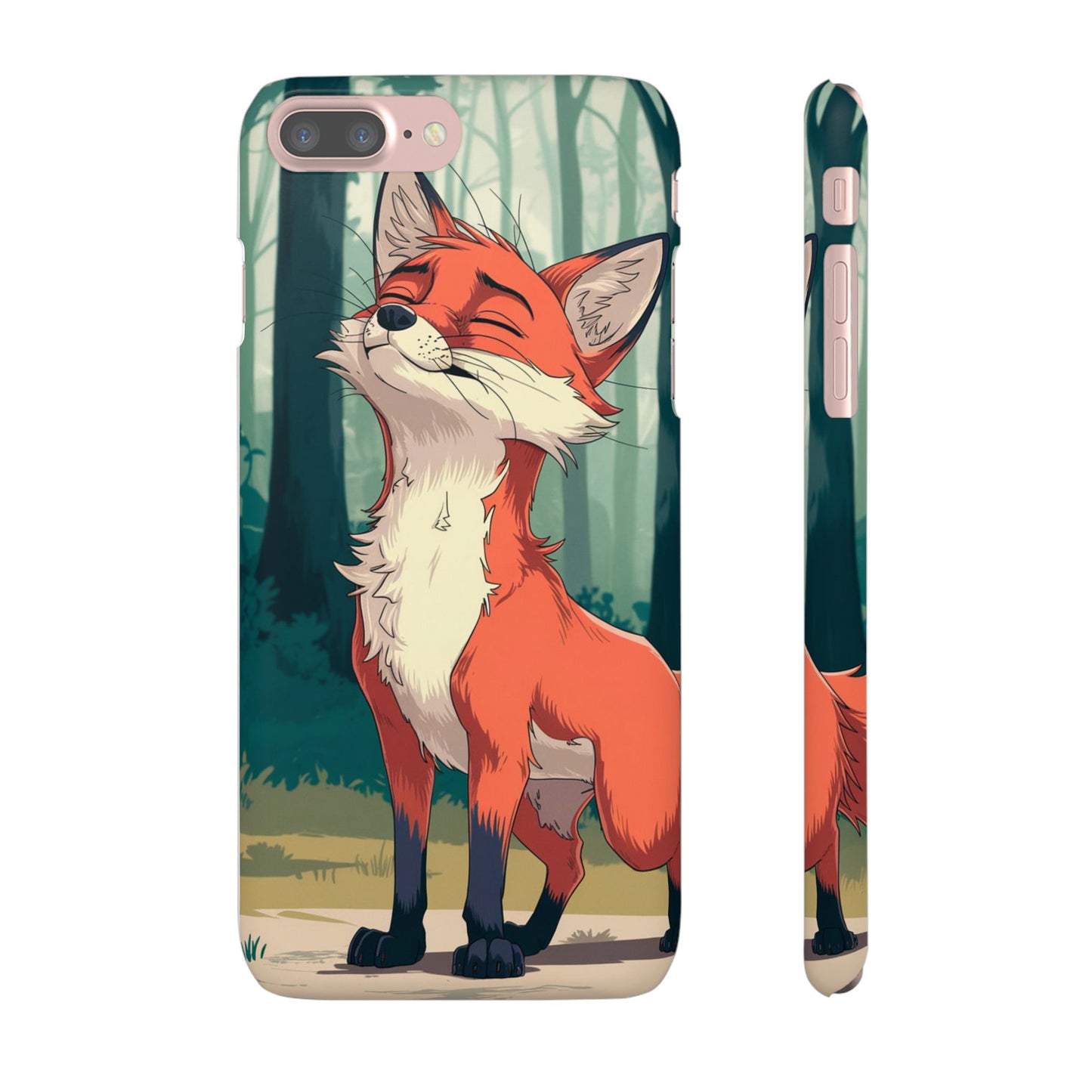 🔥 Snap Case – Fox Anime Design for iPhone & Samsung | Sleek & Stylish Protection for Anime Lovers! Minimalist Fox Japanese Anime Design for iPhone & Samsung