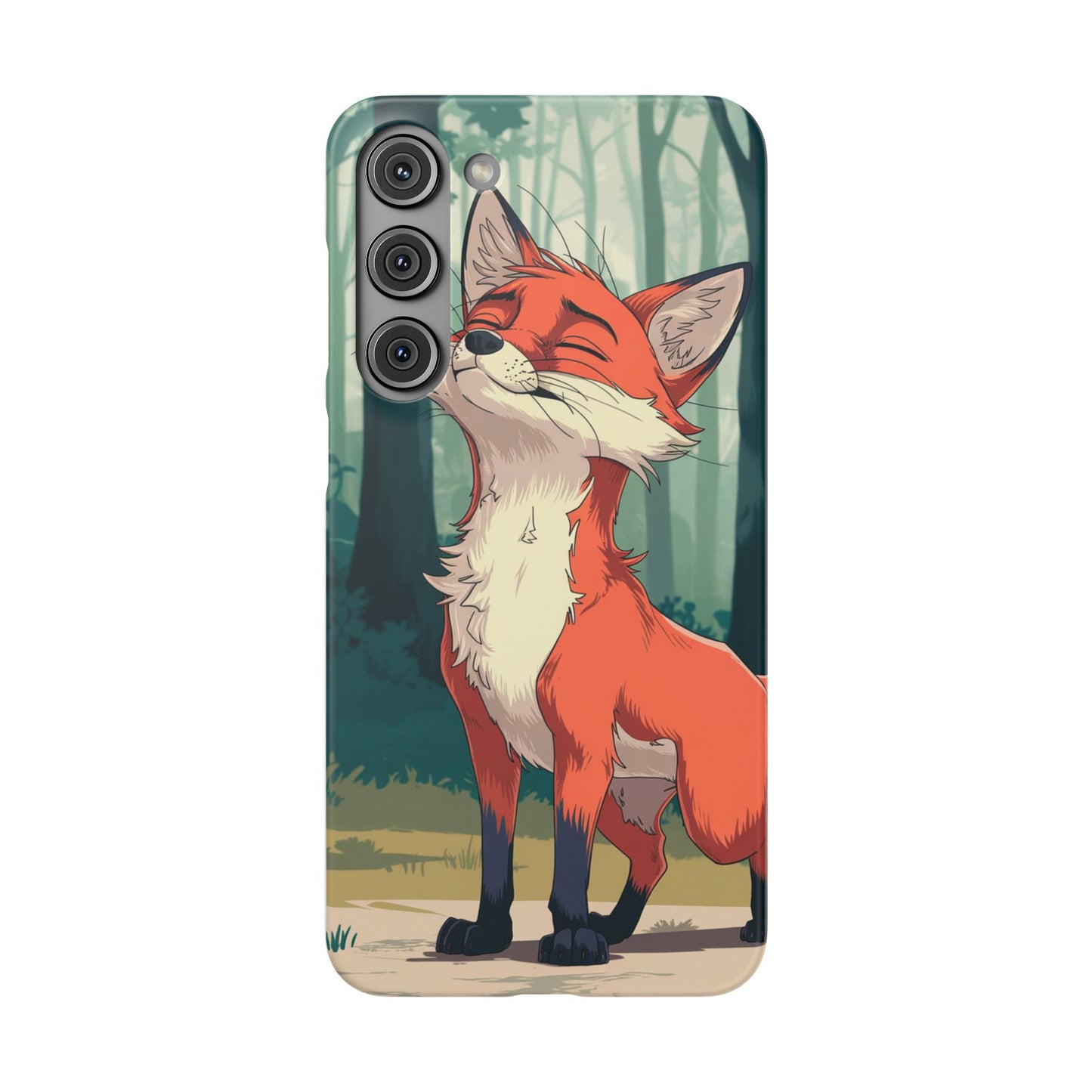 🔥 Snap Case – Fox Anime Design for iPhone & Samsung | Sleek & Stylish Protection for Anime Lovers! Minimalist Fox Japanese Anime Design for iPhone & Samsung